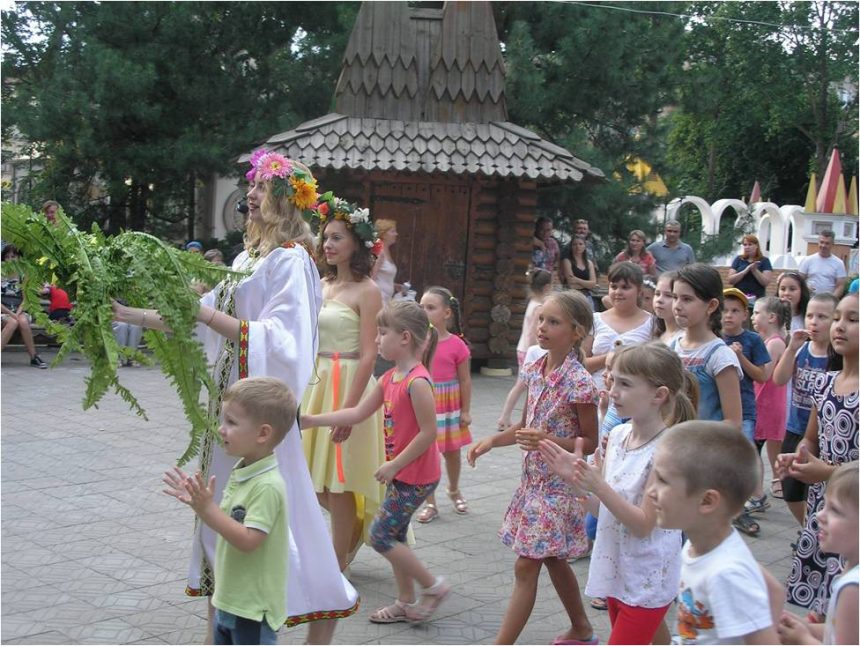 Святкування народного свята Івана Купала  у Дитячому містечку «Казка»