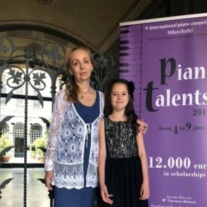 Юна піаністка Дитячої музичної школи №1 – володарка ІІ місця  Міжнародного конкурсу в Мілані