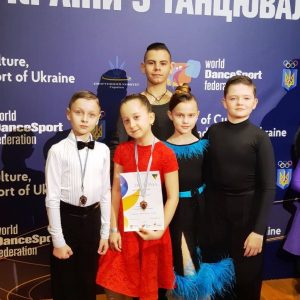 У змаганнях на Кубок України з танцювального спорту  юні миколаївці вибороли призові місця