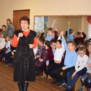 ЦМБ для дітей ім. Ш. Кобера і В. Хоменка провела творчу зустріч з Вірою Марущак для учнів ММК