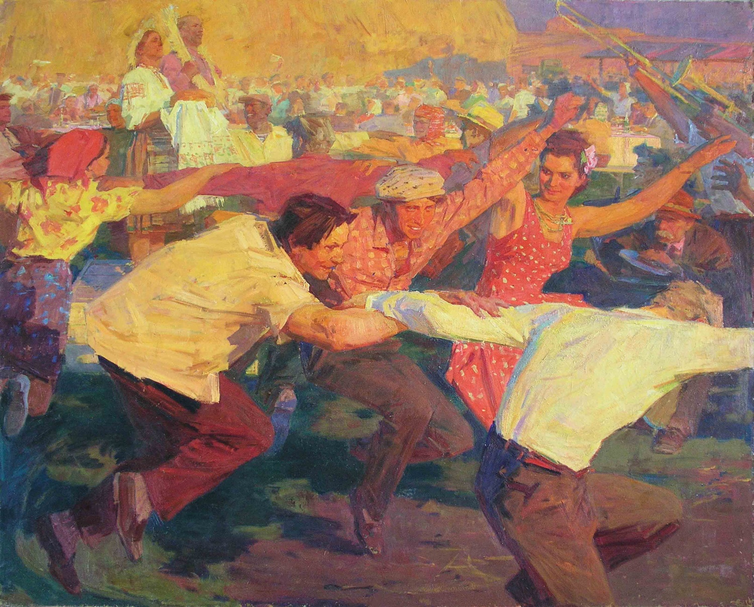 М.Ряснянский, Танец 1970-i роки,полотно,олiя