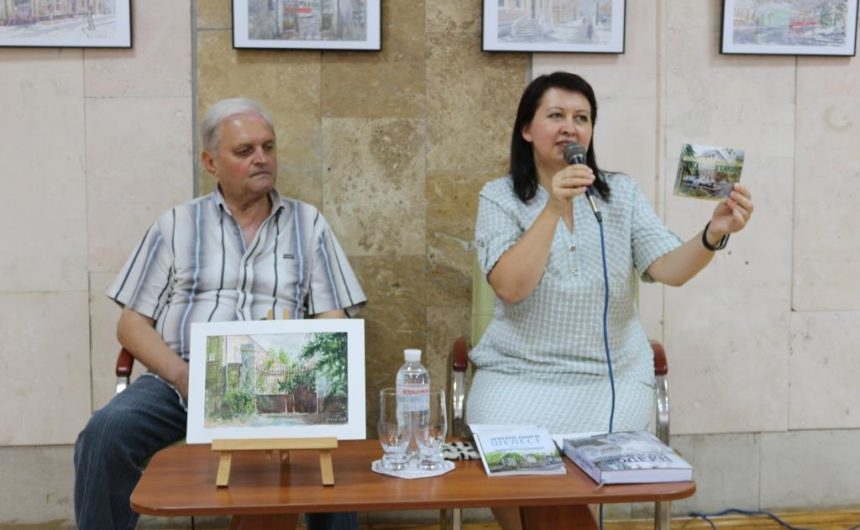 У ЦМБ ім. М.Л.Кропивницького відкрилась персональна виставка акварелей С.Луньова «Трамвайчик по Потьомкінскій»