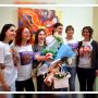 «Нехай квітне моя Україна»: у бібліотеці імені Шури Кобера і Віті Хоменка відкрилась персональна виставка миколаївської мисткині Наталії Румянцевої