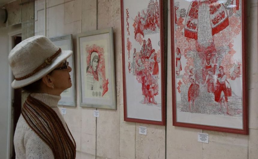 «Україна понад усе. Код нації»: експозиція графіки сакрально-героїчного змісту  у бібліотеці імені Марка Кропивницького