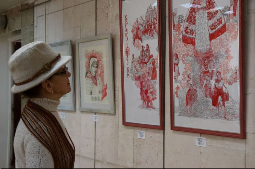 «Україна понад усе. Код нації»: експозиція графіки сакрально-героїчного змісту у бібліотеці імені Марка Кропивницького «Україна понад усе. Код нації»: експозиція графіки сакрально-героїчного змісту у бібліотеці імені Марка Кропивницького